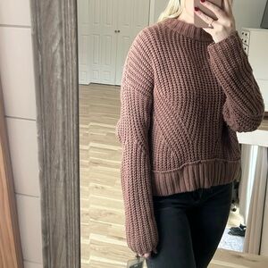 Moon & Madison | BURNT ORANGE SWEATER | SIZE SMALL